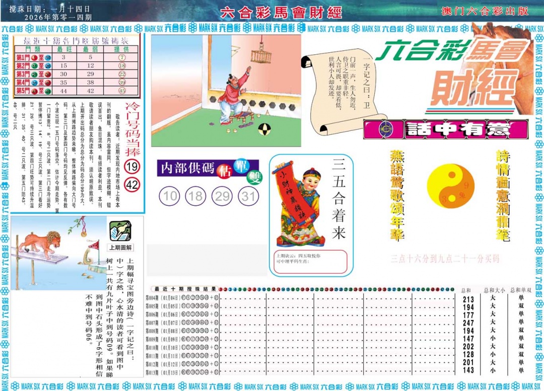 014期马会财经A[图]