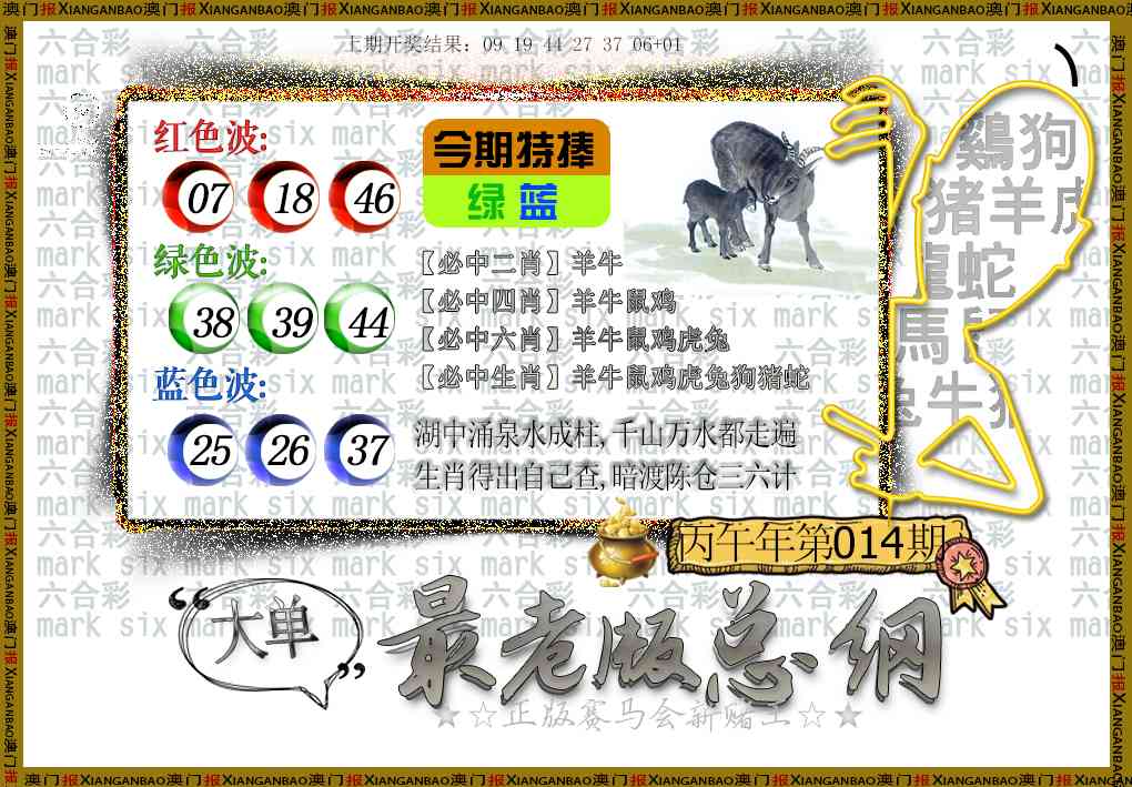 014期最老版总纲[图]