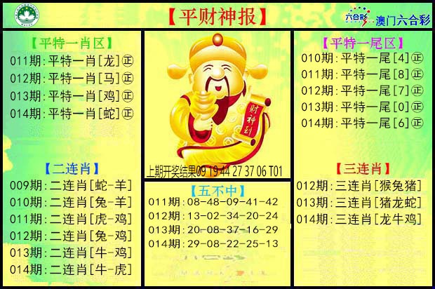 014期平财神[图]