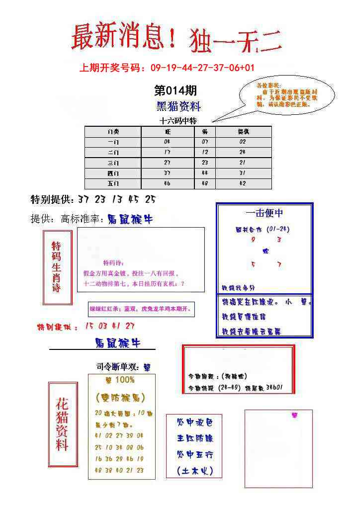 014期独一无二[图]